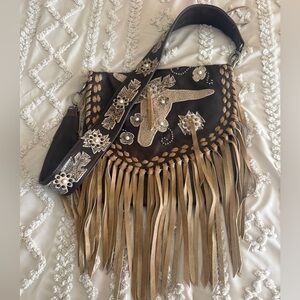 Original Shellie’s Western Creations Cowhide Purse